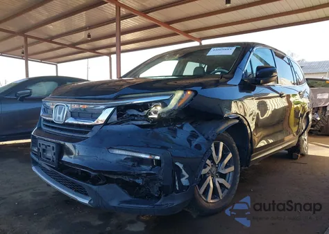 2019 Honda Pilot Ex-L из США, поврежденный, VIN 5FNYF5H52KB014162